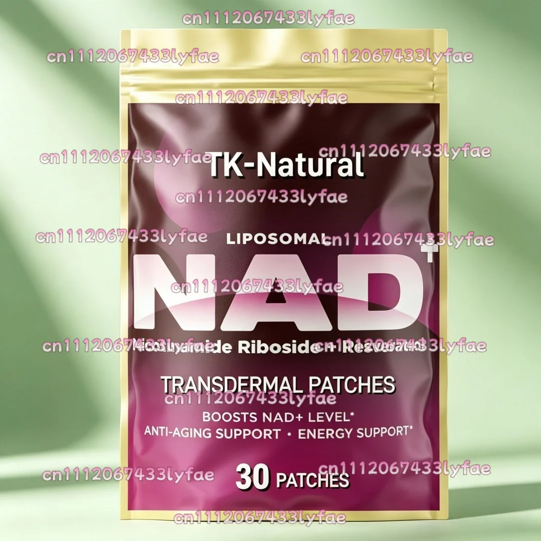 30 Patches NAD Transdermal Patches with Quercetin & Grape Seed Brain Support, Antioxidant
