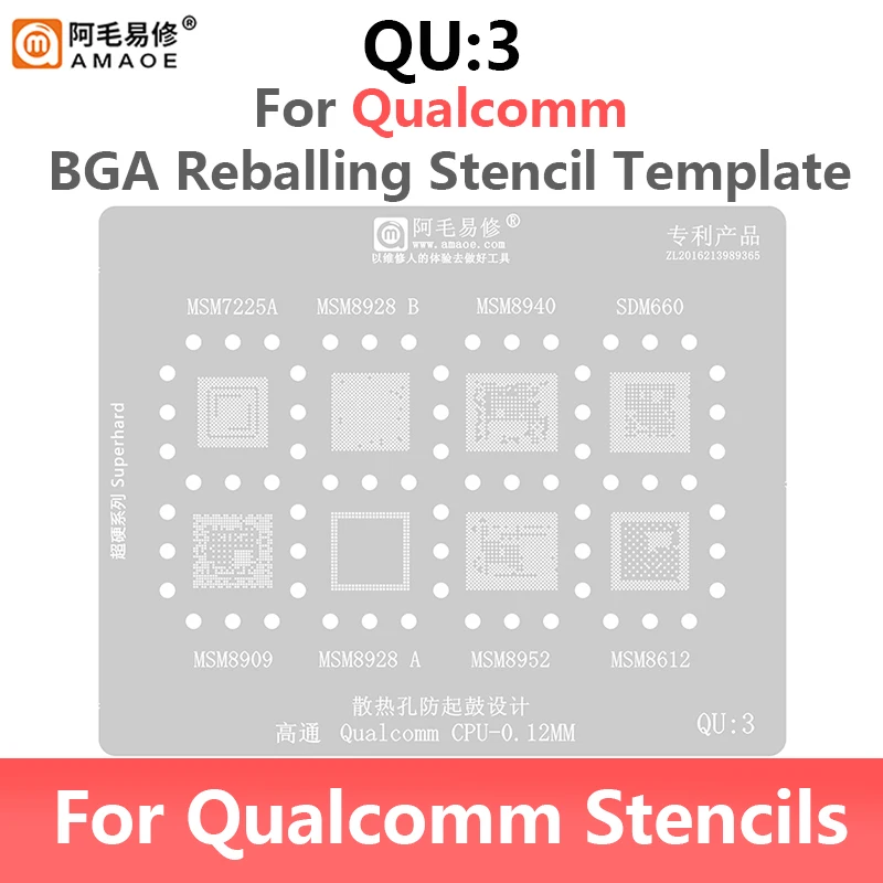 Amaoe QU3 Stencil Details
