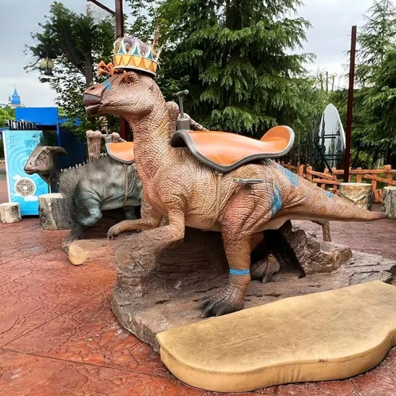 Coin-operated Kids Dinosaur Ride Mall's Most Popular Electronic Dinosaur Ride