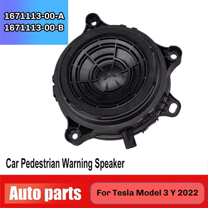 New Pedestrian Warning Horn Speaker Buzzer For Tesla Model 3/Y 2022 1671113-00-A 1671113-00-B