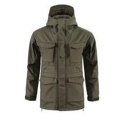 ESDY Men Outdoor Hiking Windbreaker Jackets Sports Leisure Tactical Camo Jacket A016