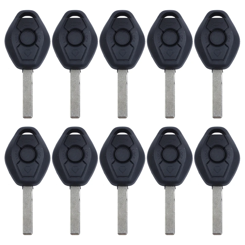 

10X Remote Key 3 Button 315Mhz For BMW E81 E46 E39 E63 E38 E83 E53 E36 E85