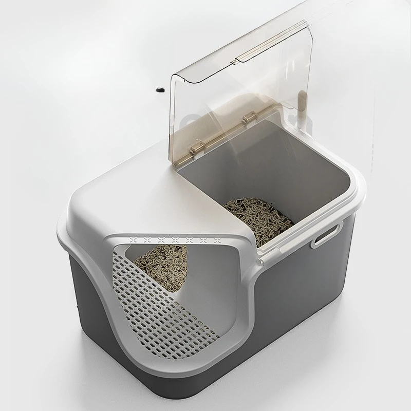 

Cat litter box, corridor type, fully enclosed, splash proof, deodorant, extra large.