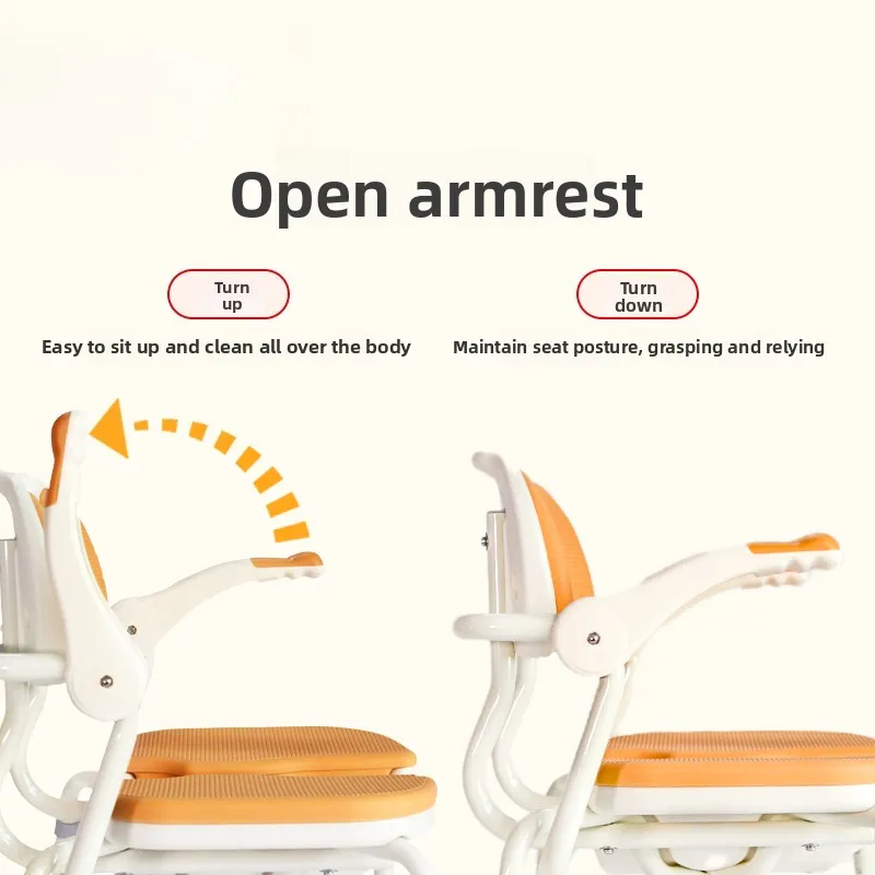 高齢者用バスチェア 妊婦用 滑り止め付きバスルームバス 折りたたみ式シャワーチェア
