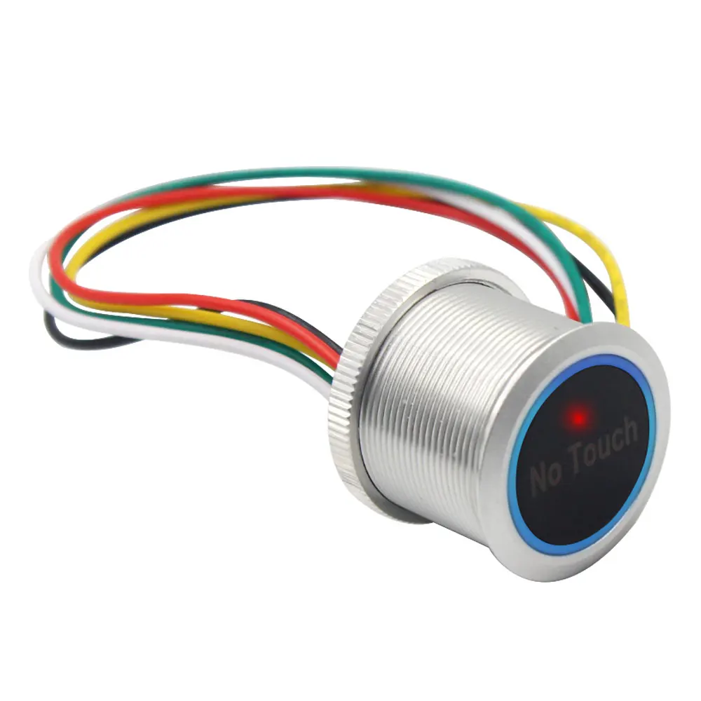 Imagem -05 - Impermeável Sensor Infravermelho Interruptor de Saída sem Toque Interruptor Contactless Porta Liberação Botão Led para Acesso Contro Ip68