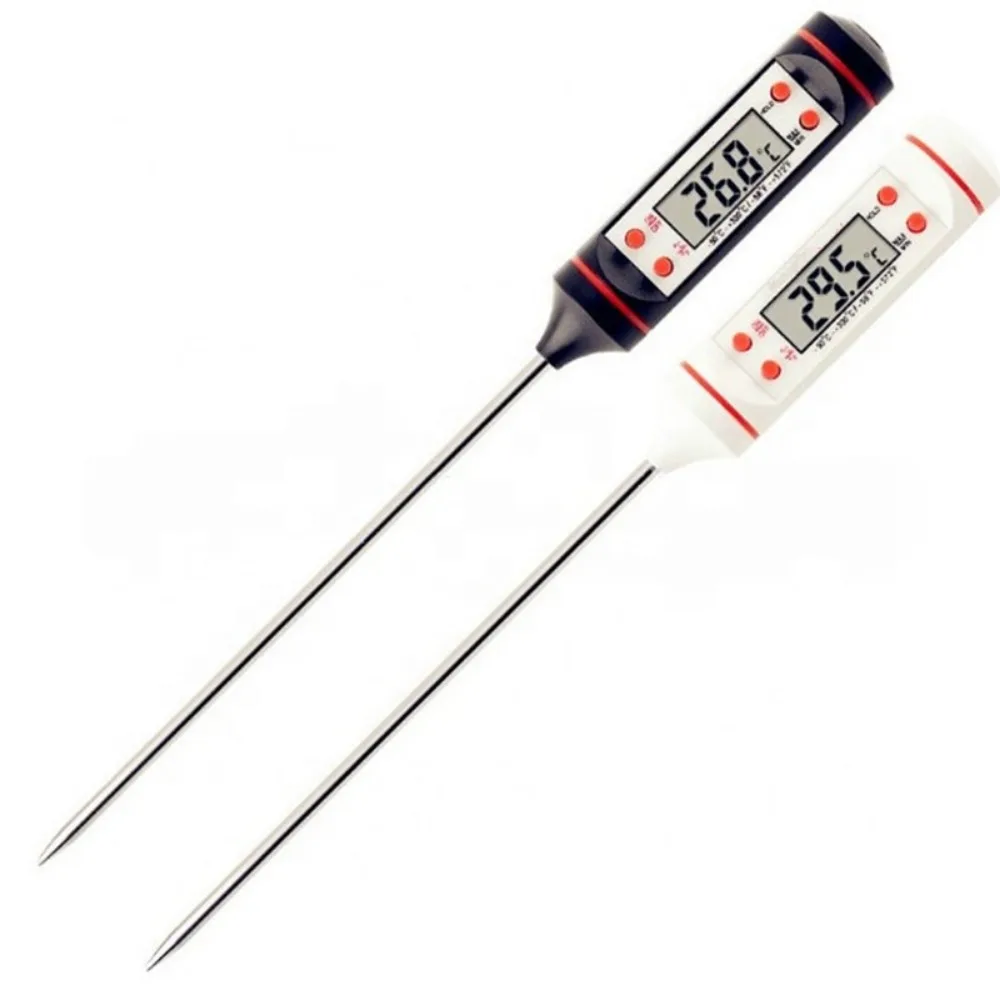 Kitchen Digital BBQ Food Thermometer Meat Cake Candy Fry Grill Dinning Household Cooking Thermometer Gauge Oven Thermometer Tool