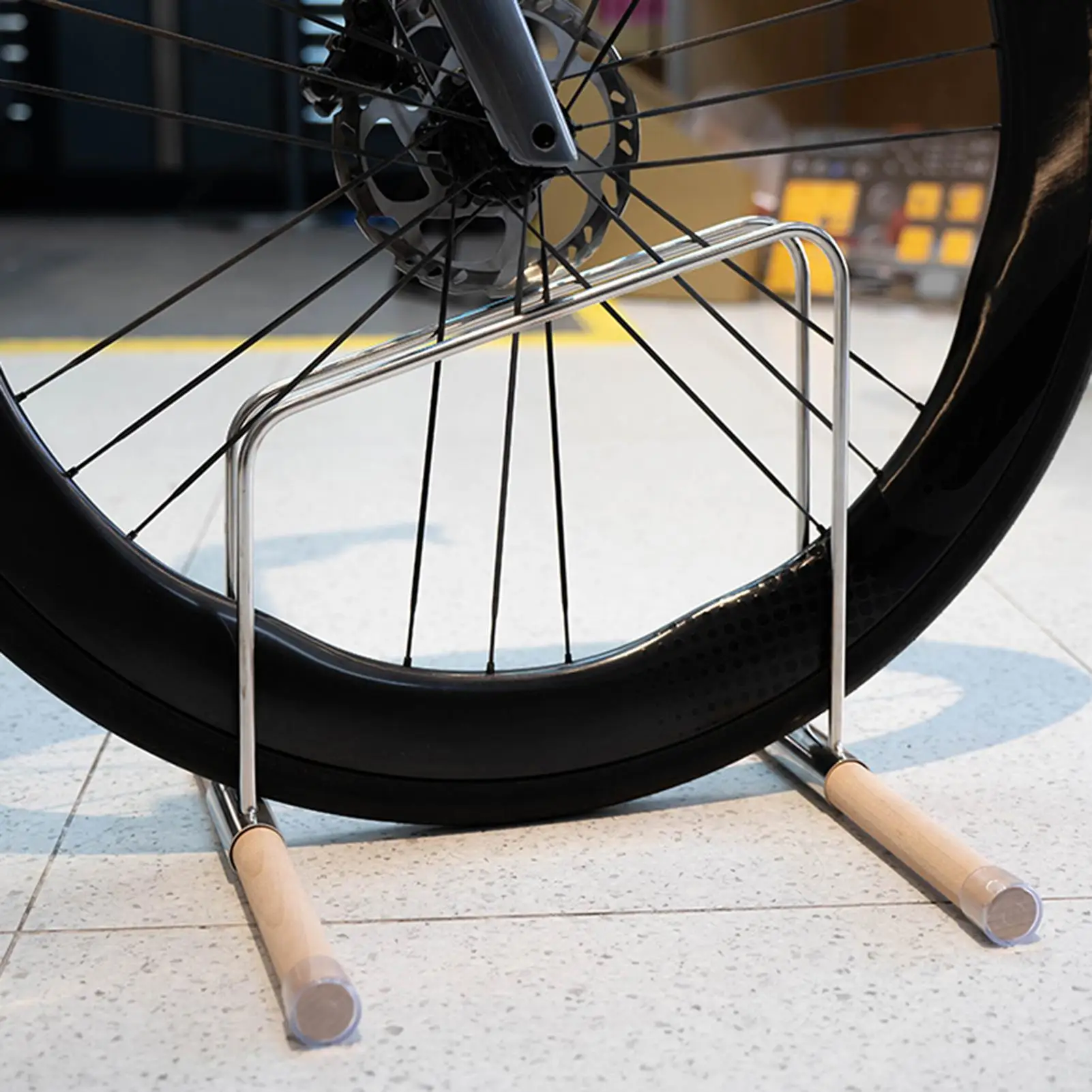 Bike Parking Stand Bicycle Parking Holder Garage Bike Floor Stand For Mountain Road Apartment Home Workshop Garage Outdoor