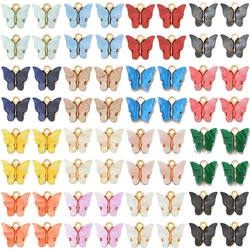 12 Colors Colorful Cute Butterfly Pendant DIY Jewelry Making Butterfly Earrings Bracelet Necklace Jewelry Accessories Wholesale