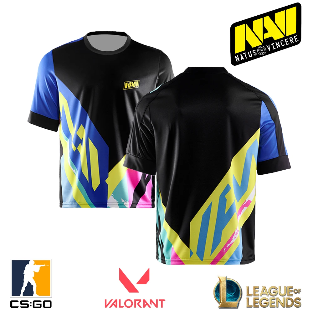 NAVI E-Sport Club Support Clothing 2024 New Valorant CS: GO2 Fan Customized Tops Casual Breathable Neutral Gaming Style T-Shirts