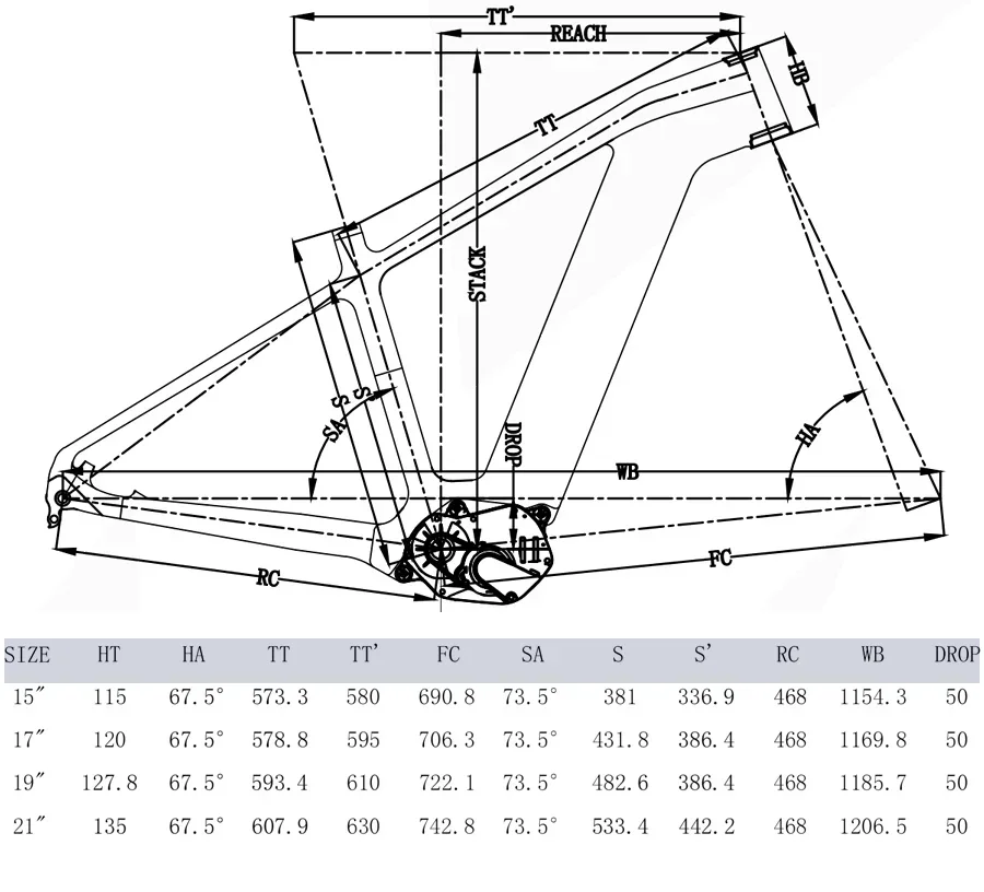 29er Carbon Harde Staart E-Bike Elektrische Fiets Fietsframe Compatibel Met Bafang M500/M600 Motor En Batterij