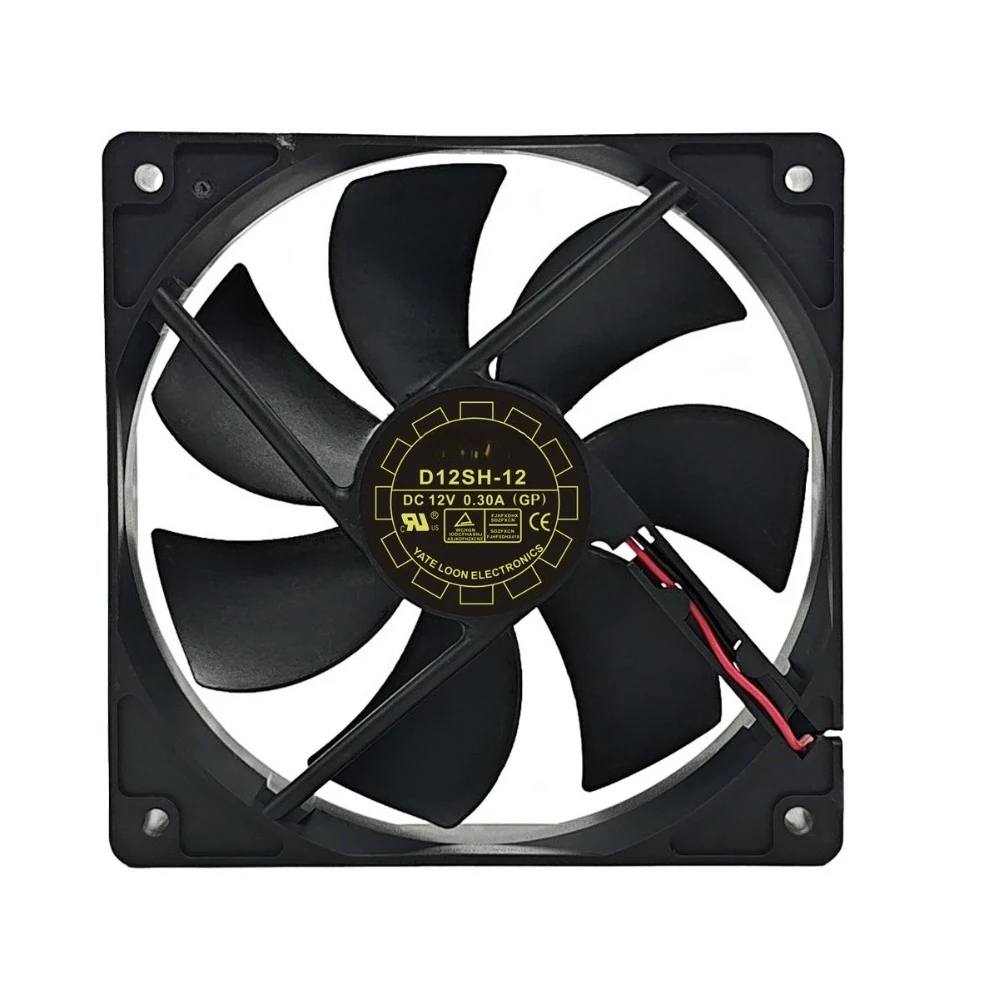 12025 D12SM-12 DC12V 0.30A 12CM Silent Power Cooling Fan For Great Wall Yuelun（002）
