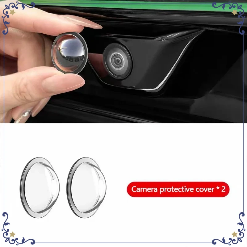 

Car camera protective cover, 360 ° high-definition panoramic reversing camera lens, waterproof and dustproof protective cover
