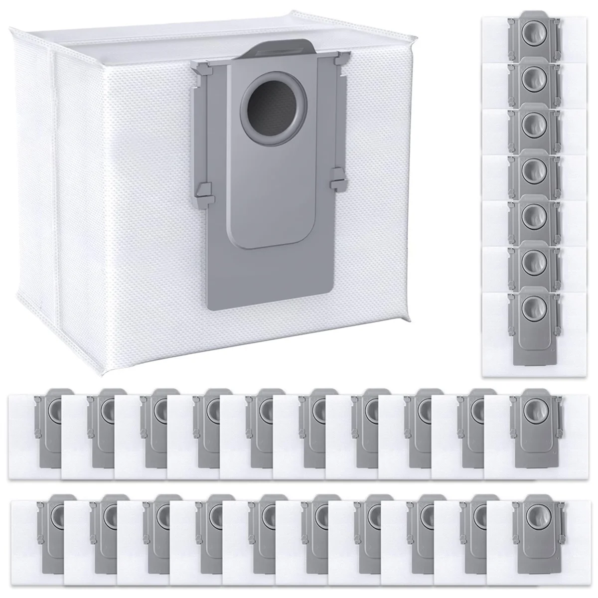 

28 PACK Replacement Vacuum Bags, for Roborock S8+ Pro Ultra, S7 MaxV Ultra, Q8 Max+,Q7,Q5Automatic Dirt Disposal Bags
