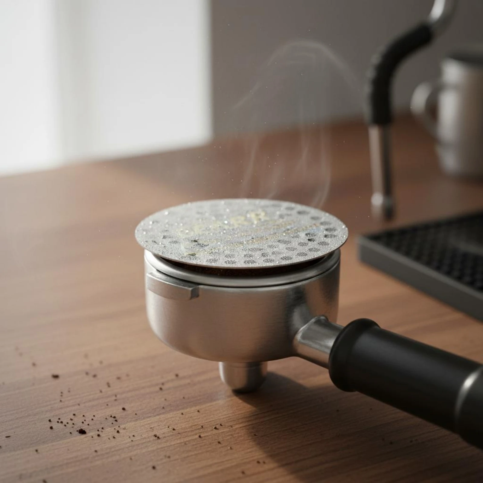 Home Improvement Group - エスプレッソパックスクリーンは抽出を改善します ポルタフィルターメッシュスクリーン コーヒーパックメッシュはグループヘッドを清潔に保ちます バリスタ、家庭用