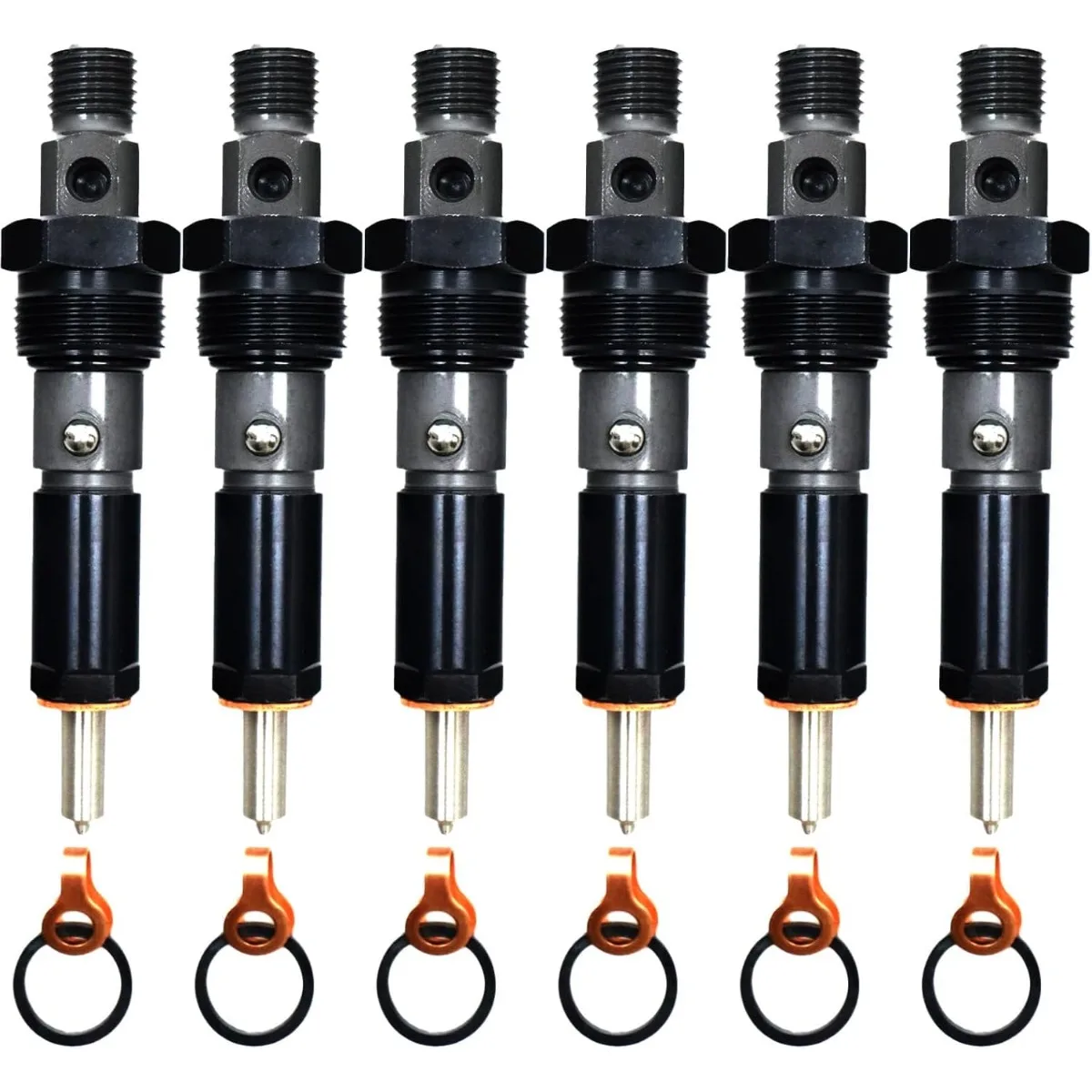 

6-SET Fuel Injectors 2645F025 0432133821 For Perkins BP27 Engine