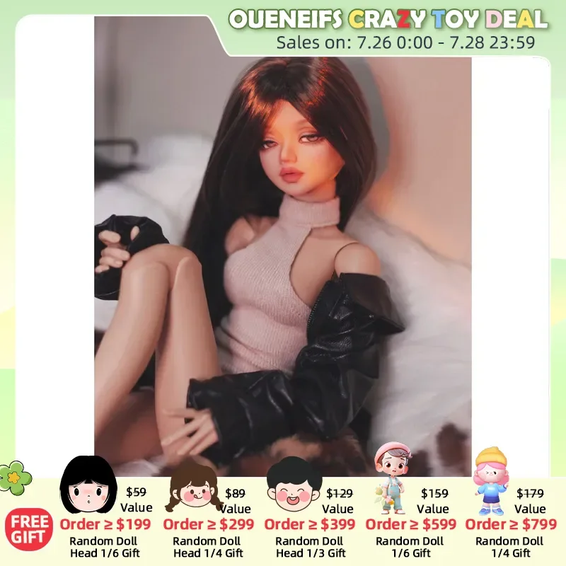 Oueneifs Unoa Lusis Cetta BJD Doll 1/4 Resin Ball Jointed Collection MSD Fullset Tan Skin Option