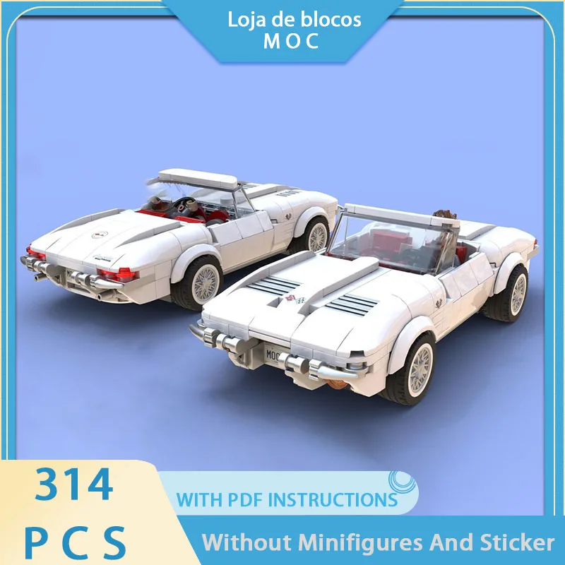 

Exquisite New Product MOC Building Blocks Speed Champion Car Model Corvette C2 Technology Modular Festival Toy DIY Assembly Set