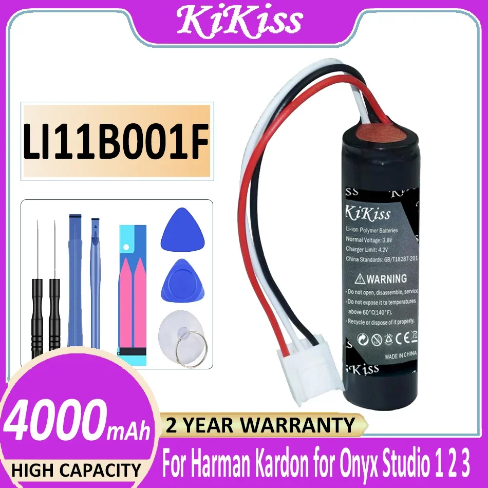 4000mAh KiKiss LI11B001F Battery For Harman Kardon For Onyx Studio 1 2 3 Speaker