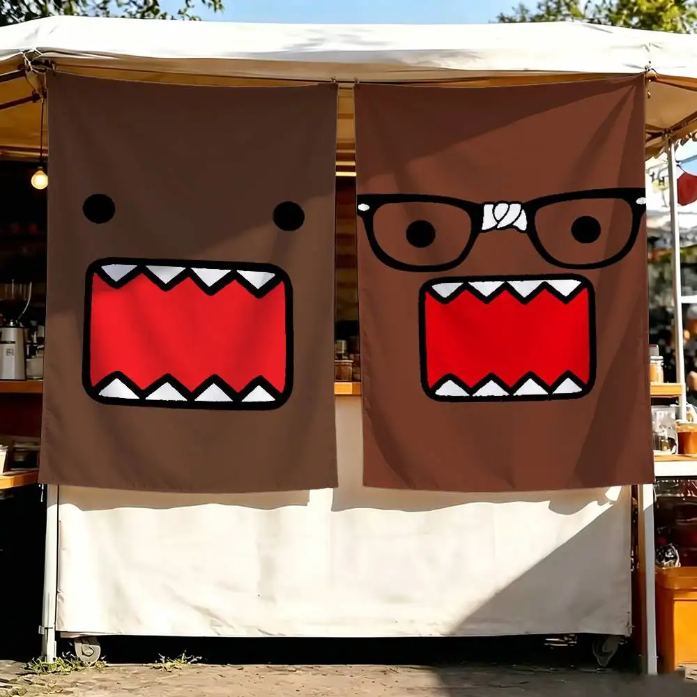 Cute D-domo kun Flag Outdoor Decorations for Bedrooms Home Decor Items Decoration Banners