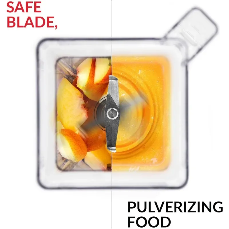 Frullatore originale Blendtec Total Classic e frullatore FourSide da 75 once - Pacchetto frullatore da cucina - Rosso