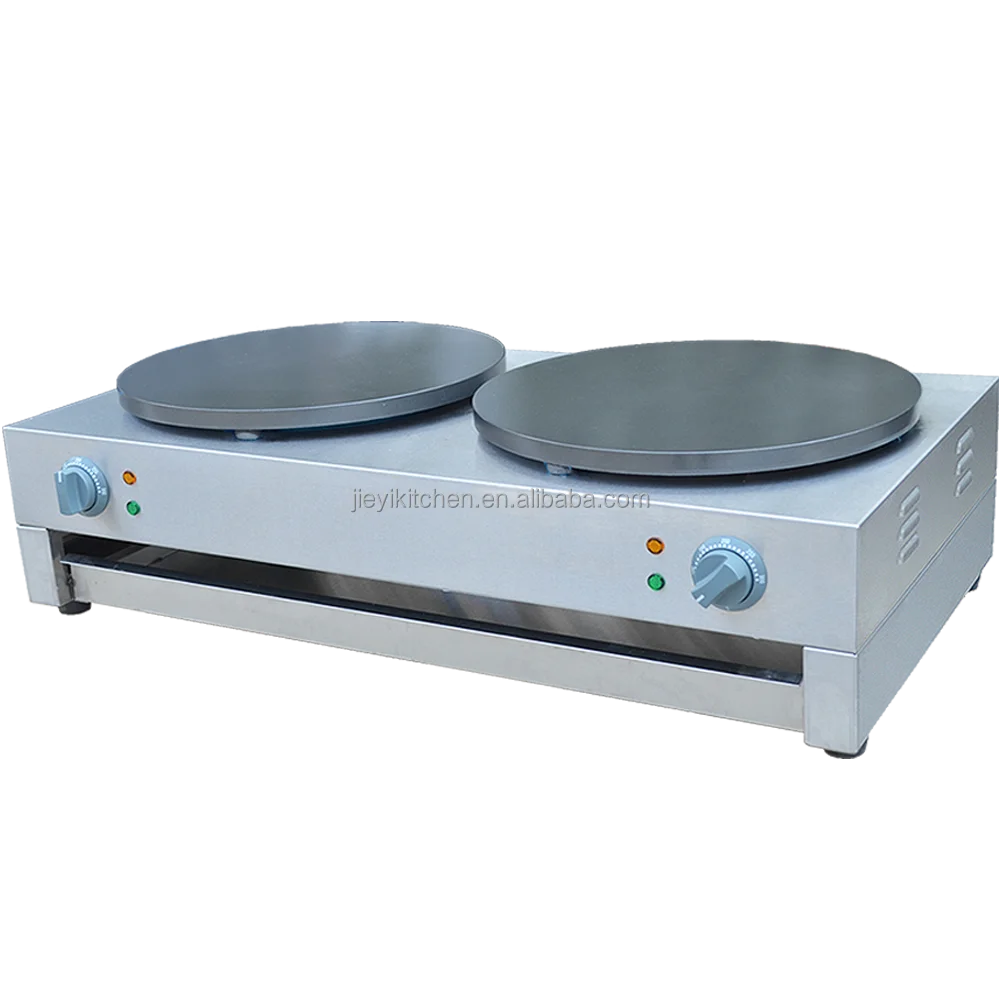 

Коммерческая машина для выпечки блинов Блинница с антипригарным покрытием из толстой нержавеющей стали Машина для изготовления блинов