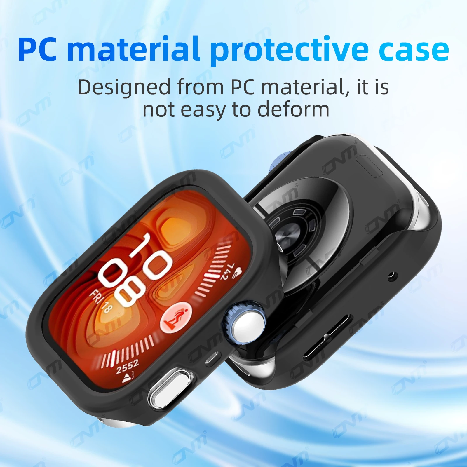 حافظة حماية مجوفة من البولي كربونات لساعة Huawei Watch Fit 4/4 Pro - غطاء ساعة أنيق ومتين