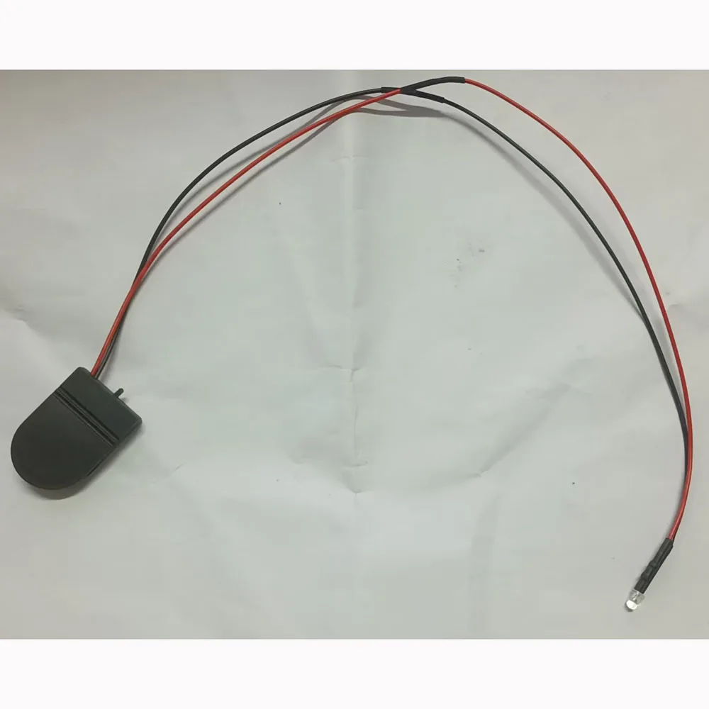 Diodes LED transparentes DC12V 3MM 5MM, 20 pièces, utilisées pour rouge/vert/bleu simple clignotant/bougie clignotant/CR2032 noir et blanc pré c