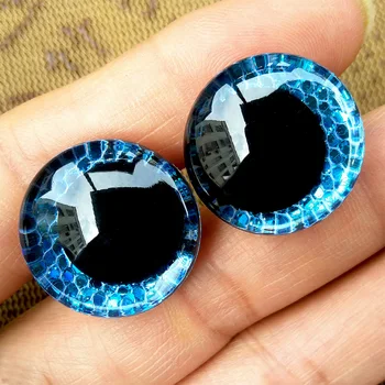 20 ピース/ロット 3D クリア 3d グリッター安全目おもちゃあみぐるみ台形ニット人形かぎ針編みぬいぐるみ目 16/18/20/22/25 ミリメートル