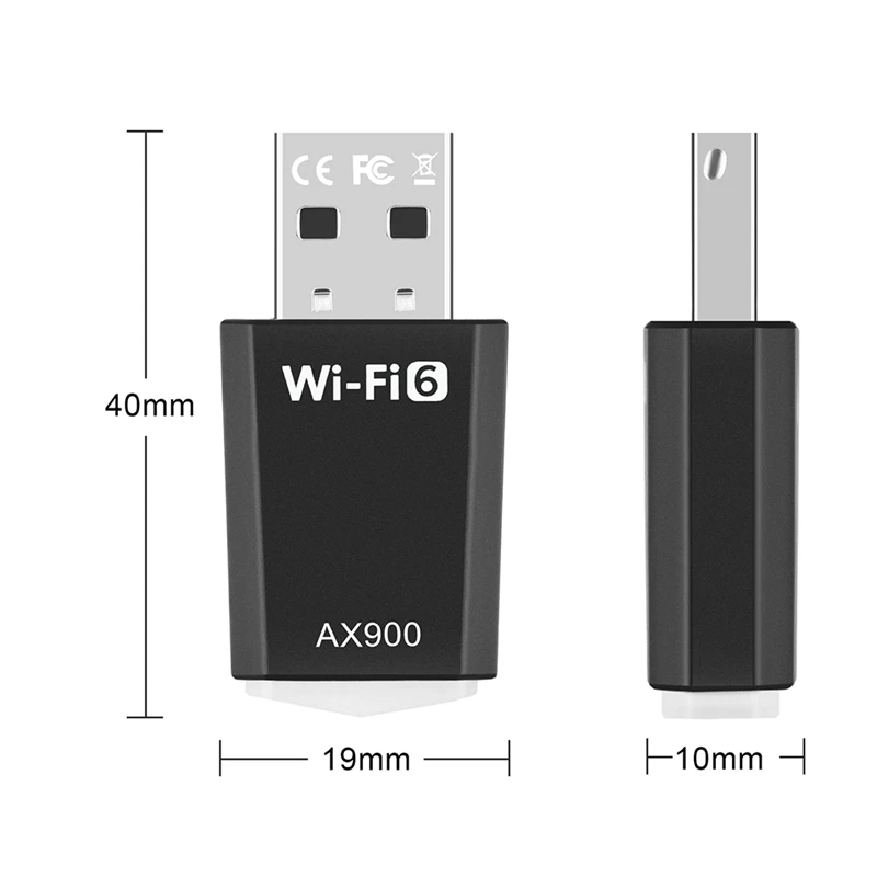 Drive Free Wireless Network Card Wifi Receiver 5G Dual Frequency Network Wireless USB Network Card 900Mbps Transmitter-AU32