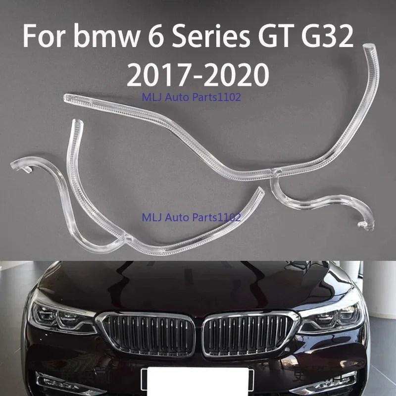 

For BMW 6 Series GT G32 2017-2020 New LED DRL Light guide plate Light guide tube Headlight Daytime Running Light Guide Angel Eye