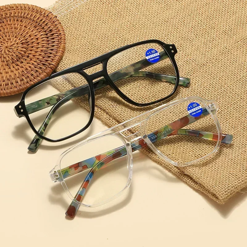 Retro Anti Blauw Licht Leesbril Mode Presbyopie Verziendheid Mannen Vrouwen Computer Lezen Brillen Eyewear + 1.0 + 1.5 + 4.0