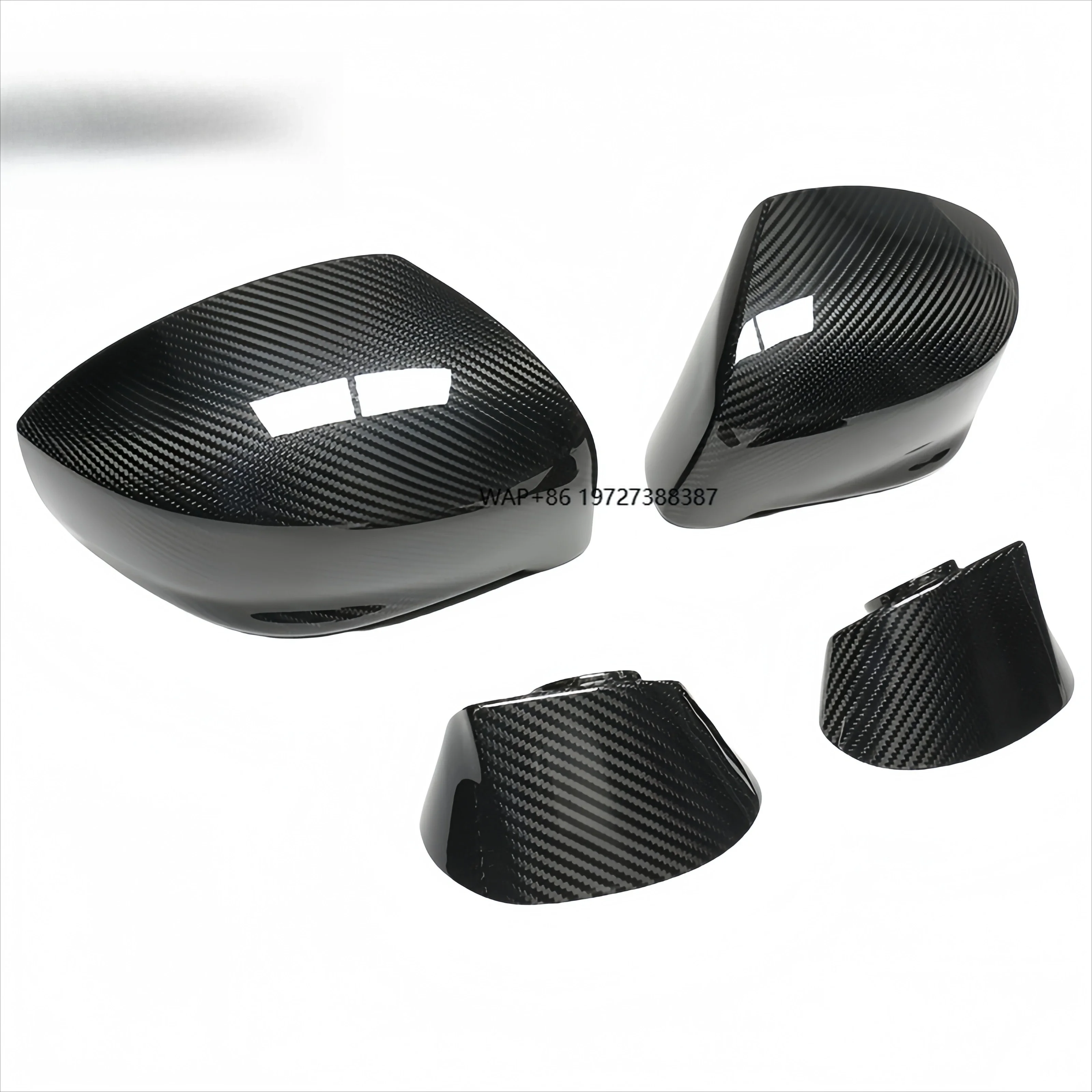 

For R35 Real Carbon Fiber Rear View Mirror Cover Accessory Compatible Replacement Car Side Rearview Caps Shell