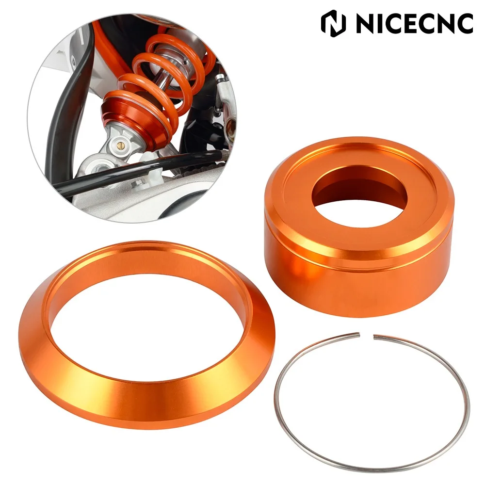 NICECNC Motorcycle Rear Shock Bumper Holder For KTM Freeride E XC 2015-2018 Motocross Aluminum Protective Components Accessories