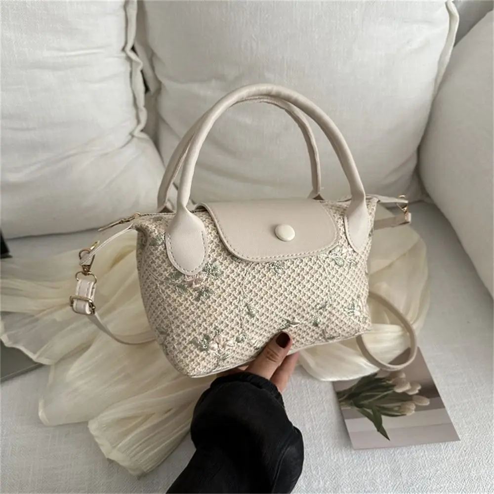 

Rattan Straw Bag Fashion Large Capacity Woven Crossbody Bag Handmade Braid Shoulder Bags Ladies