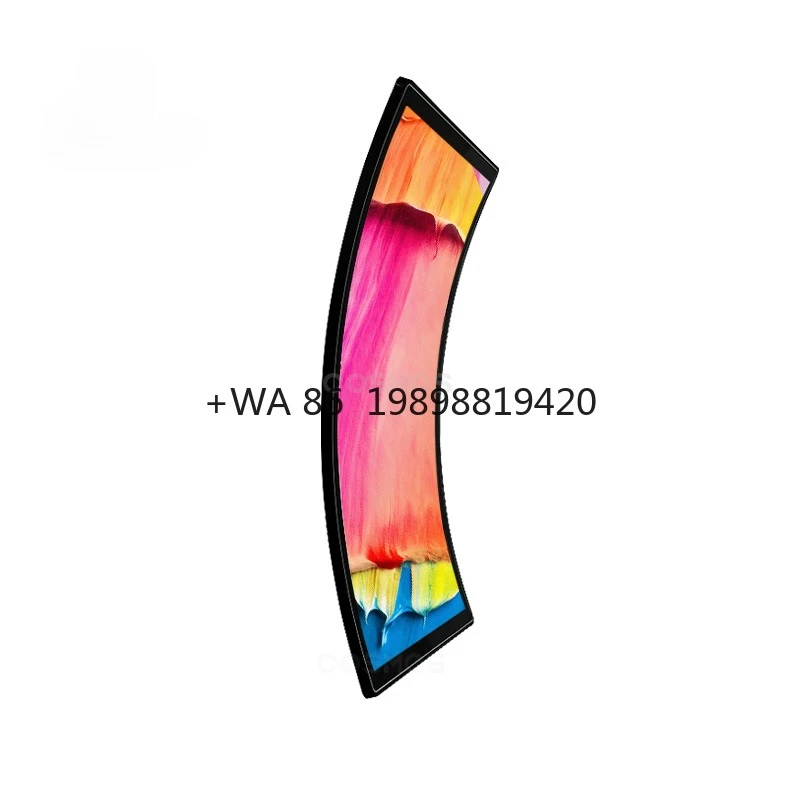 43 Inch 4k Curved Display Touch Screen  With Led Lights for Amusement Machine