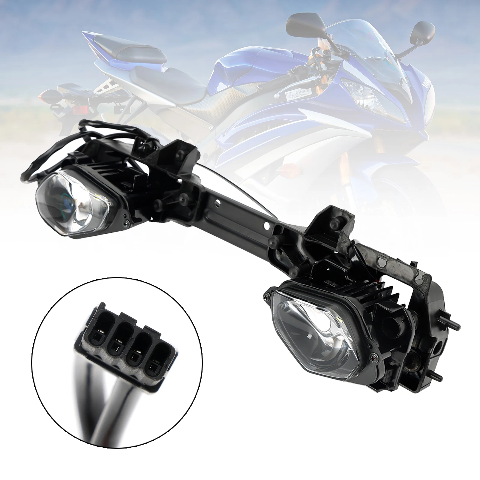 

Topteng Headlight Guard Protector Cover Haddlamp Kit Clear For Yamaha Yzf-R6 2017-2023 2018 2019 2020 2021 2022