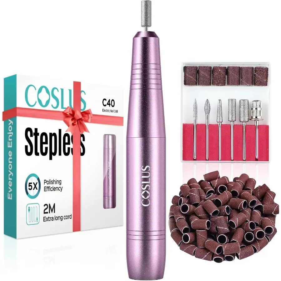 

Electric Nail Drill File Professional Portable Nail Machine Kit for Acrylic Gel Dip Powder Nails Manicure Pedicure Tools Polish