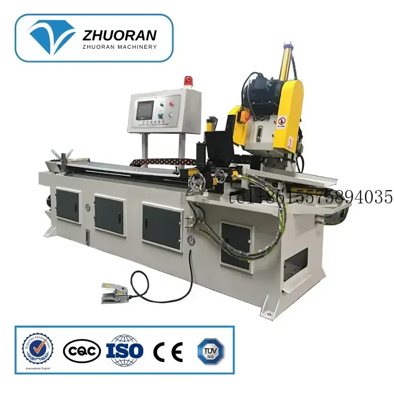 hot Aluminium Copper Carbon Tube Hydraulic Pipe Cutting Machine MC425CNC Automatic CNC Stainless Steel Pipe Cutter with Motor