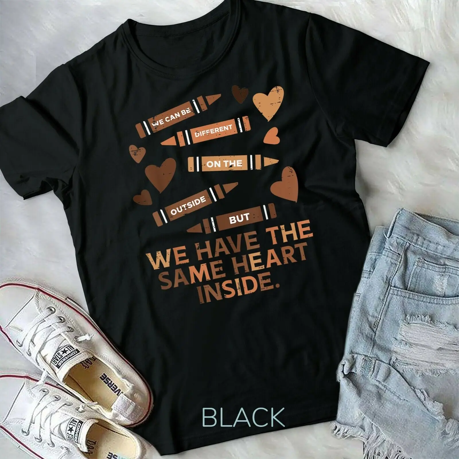 

Same Heart Black History Month African American Women Kids Unisex T-shirt