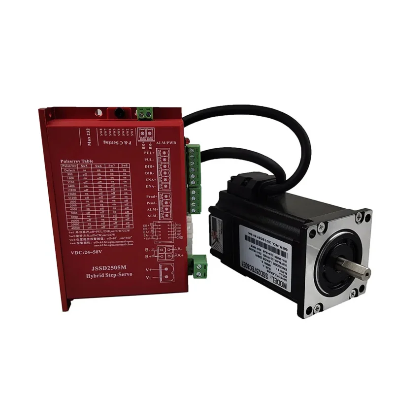 Nema23 Closed-Loop Driver Set JSSD2505M Hybrid Step Servo Drive System   SSD257EC80E1 2.2NM Closed Loop Motor