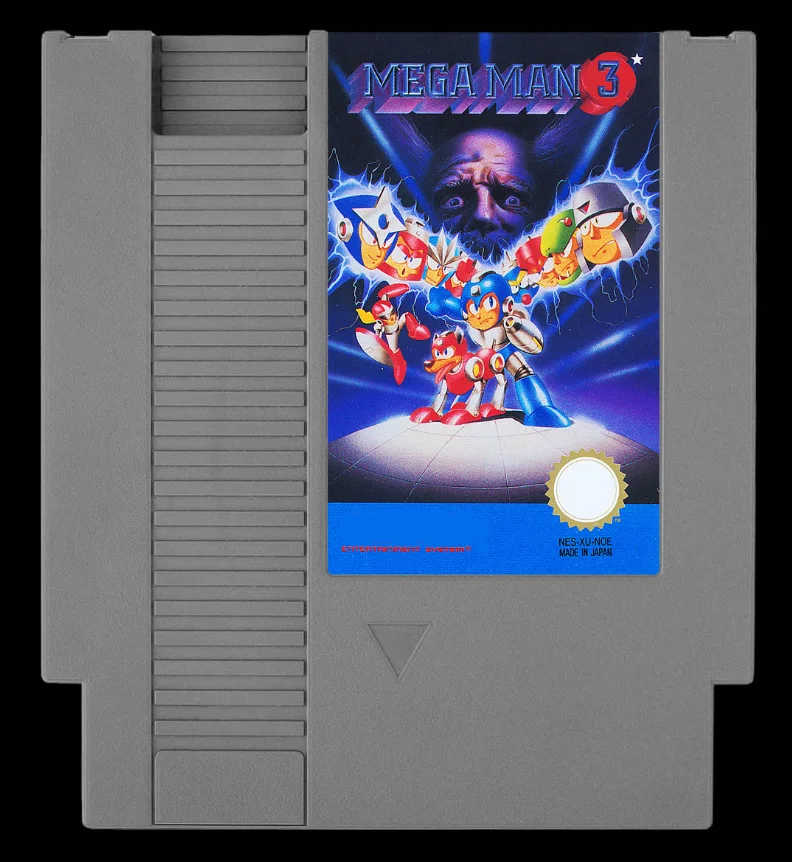 8bit game card : MEGA MAN 3 ( NES Version!! cartridge ONLY!! )