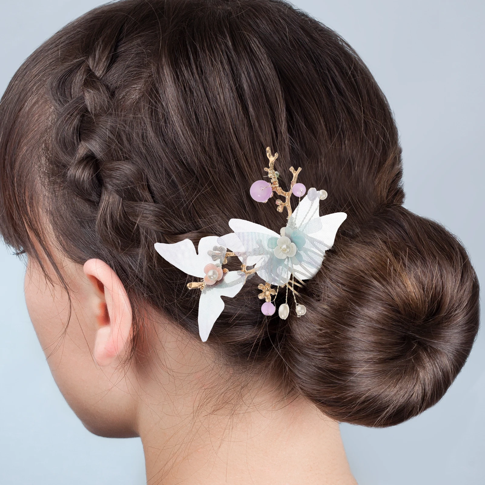 

Elegant Handmade Comb Hairpin Set Stylish Hair Accessories For Bride And Ladies Gift Wedding Celebration