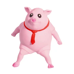 Funny Pig Pinch Toy Stress Relief Cute Pig Bath Toy Model Collection Squeeze Pig Dolls Home Decor for Child Kids for Boys Girls