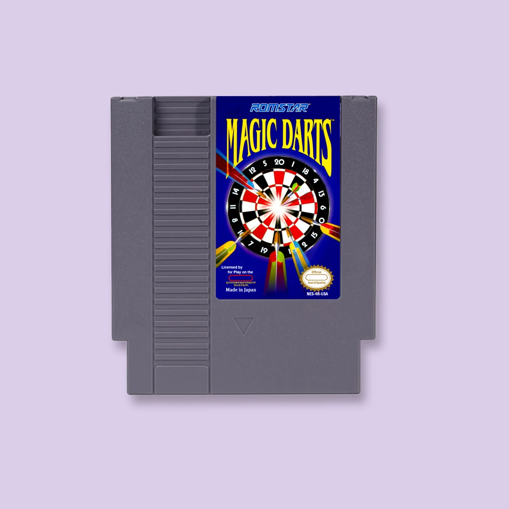 Magic Darts Action Game Card for NES 72 Pins 8bit Console Video Game Cartridge