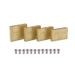 1 Piece Original Genuine Electric Guitar Brass Block For FR Tremolo System Bridge Tremolo System Bridge Brass Block