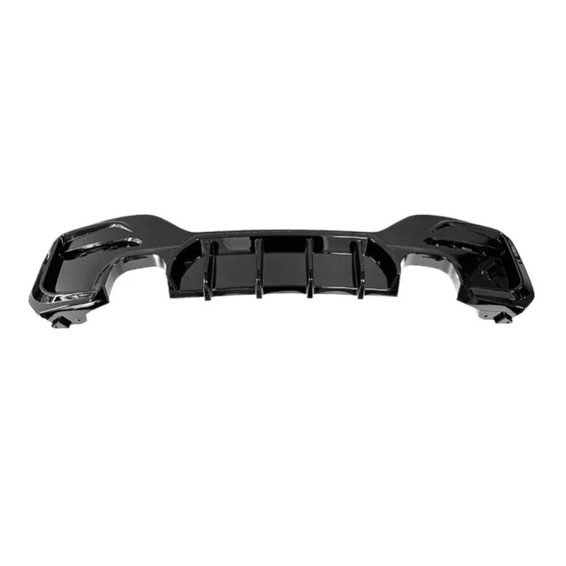 Sportlicher, aerodynamischer Diffusor-Splitter-Spoiler-Lippenkit aus ABS für die untere hintere Stoßstange, passend für BMW 1er F20 F21 2015-2019. Langlebig, leicht, wetterfest, einfache Installation,