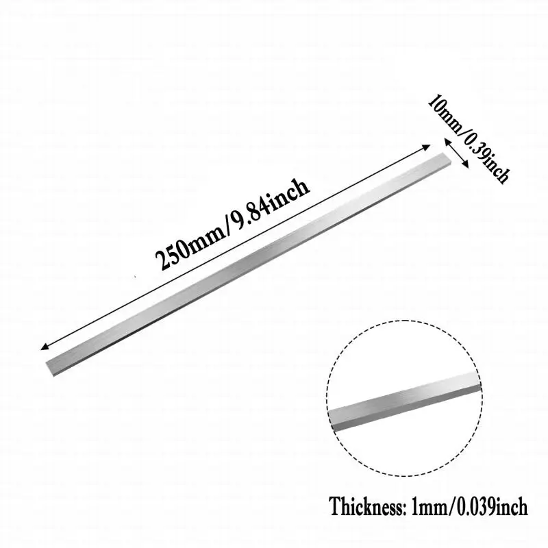 سمك 1 مللي متر 2 مللي متر 3 مللي متر 4 مللي متر 304 الفولاذ المقاوم للصدأ شريط مسطح لوحة قضيب طول 250 مللي متر الميكانيكية الجوز الأجهزة CNC اليدوية DIY أجزاء