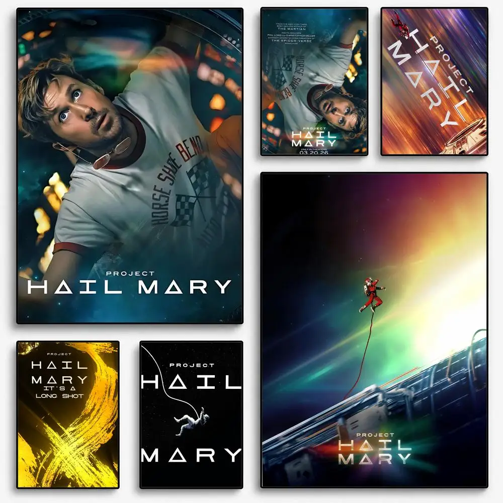Project Hail Mary Poster Room Home Decoration Interior Wall Art Printing Garage Posters Gift