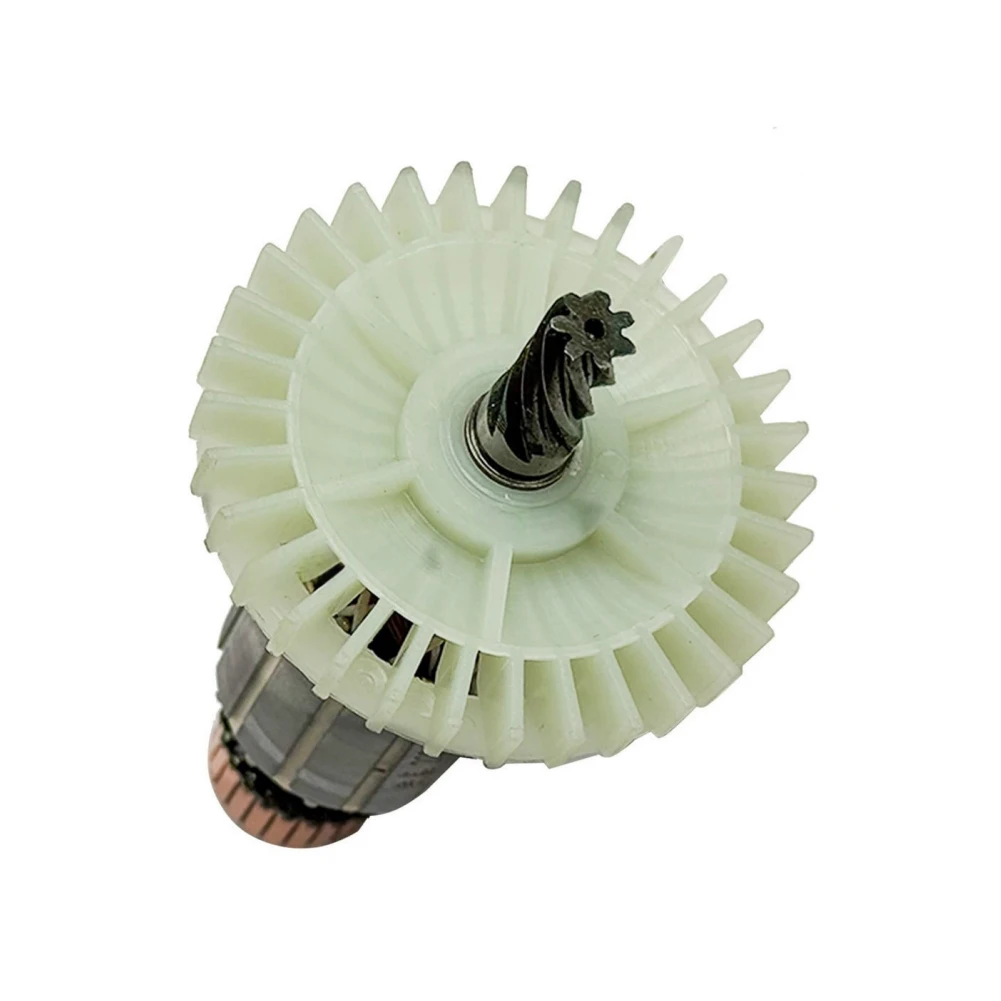 7 Tooth Gear For Rotor 157mm Length 12mm Shaft For 7 Inch Circular Saw Motor Replacement High Copper Winding Power Tool Part