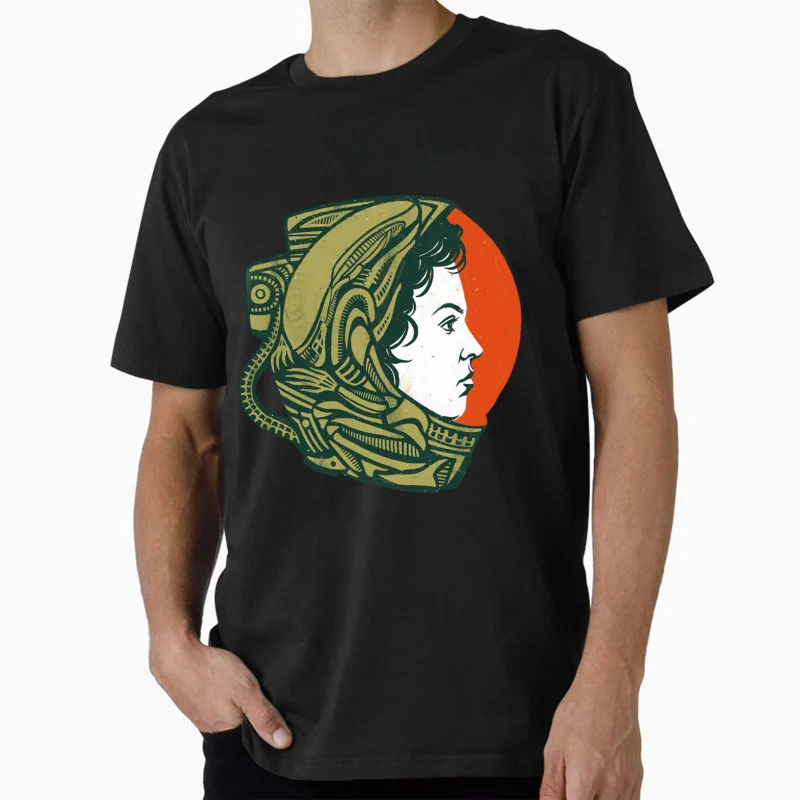 

80s Horror movie Xenomorph 1115 Scary Sci fi Alien Ripley Weyland gift T shirt for man Large size Tops Monster Graphic clothes